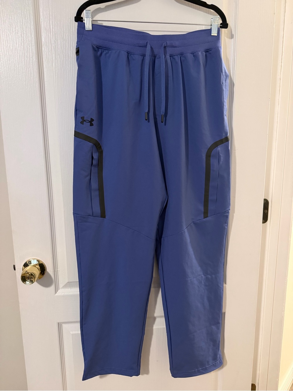 Under Armour Men's Purple-Blue Athletic Jogger Pants